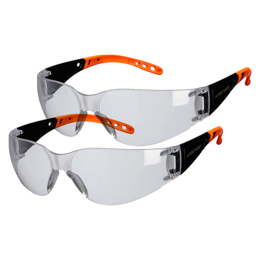 Wrap Around Safety Glasses (2 Pack)